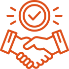 Partnership and success illustration