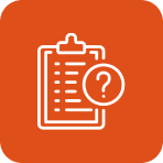 Checklist with question mark icon